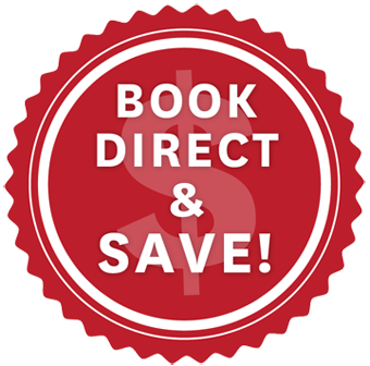 Book Direct and SAVE 10%!